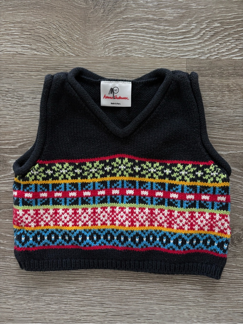 Hanna Andersson Knit Sweater Vest (3-6 months)